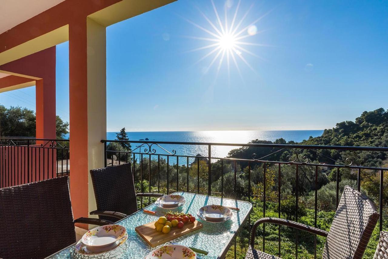 With Swimming Pool And Panorama Sea View - Apartmán Pelekas